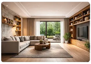Interior ruang tamu