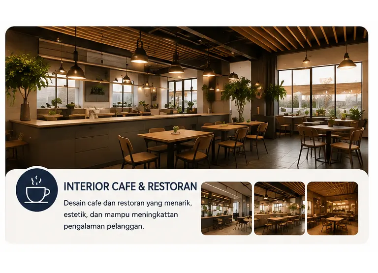 Desain Interior Cafe dan Restoran