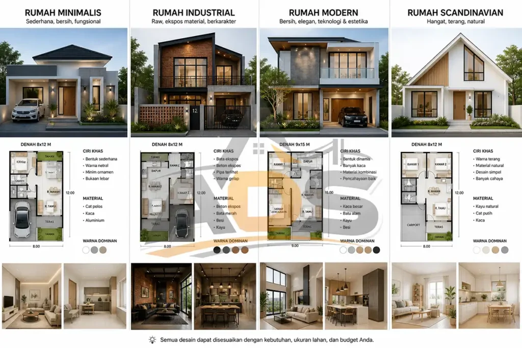 Jenis Konsep rumah Arsitektur