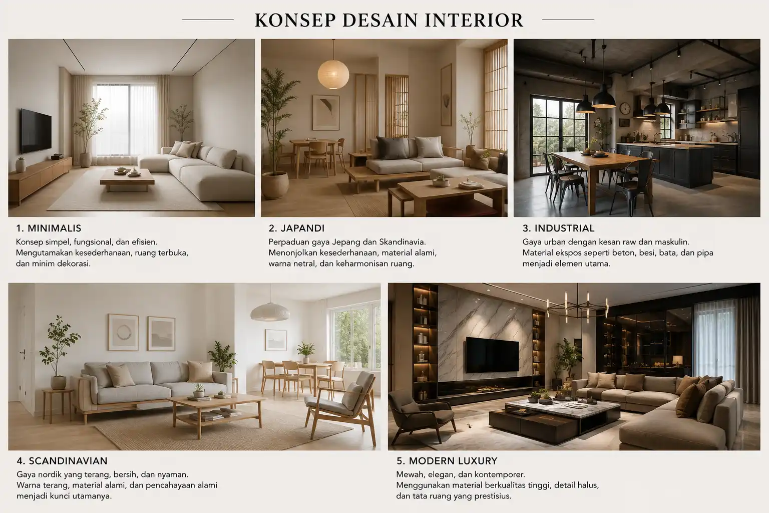Konsep Desain Interior