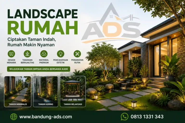 Desain taman rumah modern