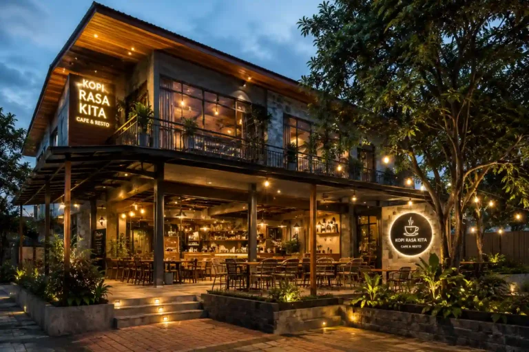 Kopi Rasa Kita di malam hari