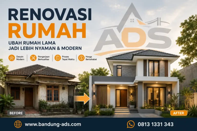 Renovasi rumah jadi lebih modern