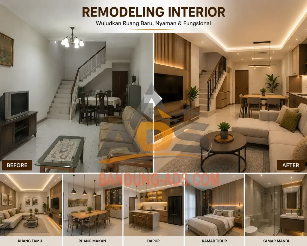 Transformasi desain interior rumah