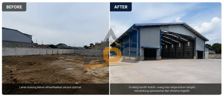 Gudang Before dan After