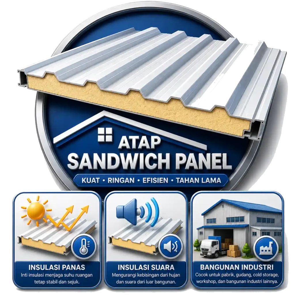 Atap Sandwich Panel
