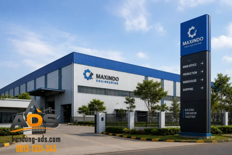 Pabrik Maxindo Engineering yang Modern