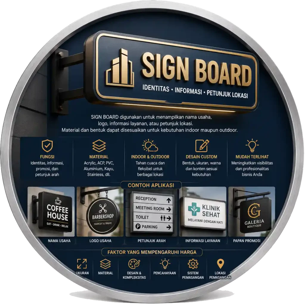 Papan Tanda Profesional