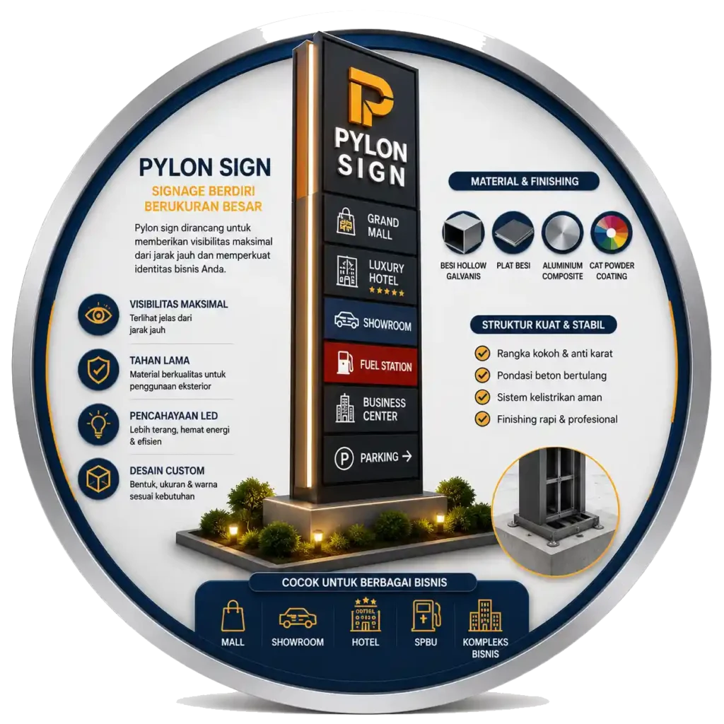 Pylon Sign Profesional