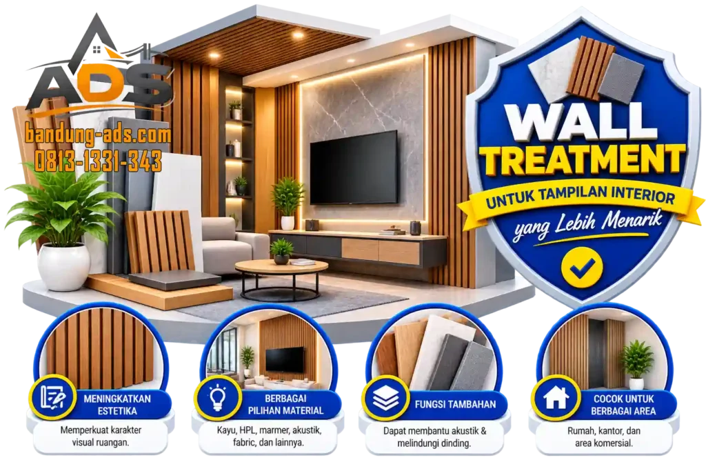 Wall Treatment untuk Tampilan Interior yang Lebih Menarik